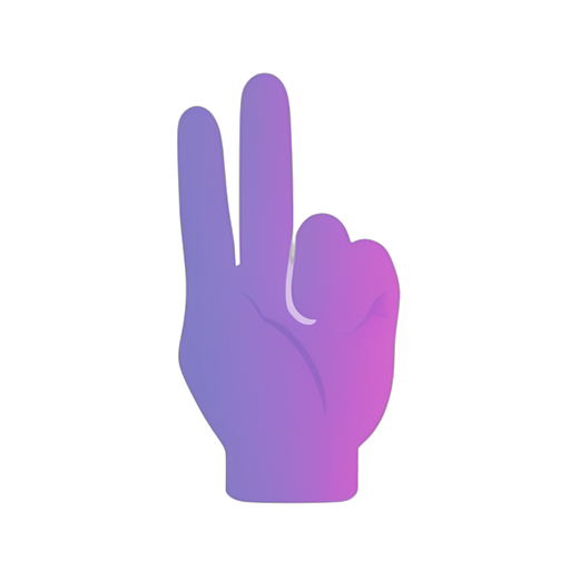 Gradient Modern प्यार का हाथ