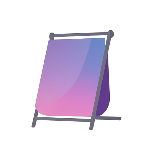 Gradient Modern Magazine Rack