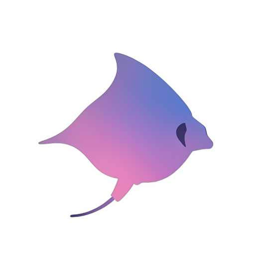 Gradient Modern Ryba manta