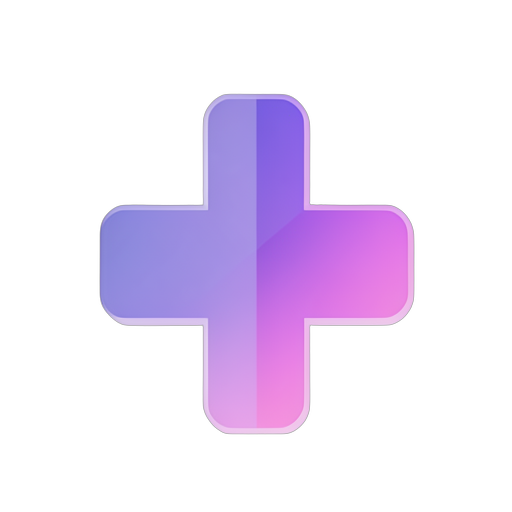 Gradient Modern Medical Cross