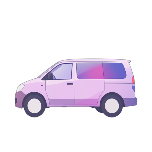 Gradient Modern Minivan