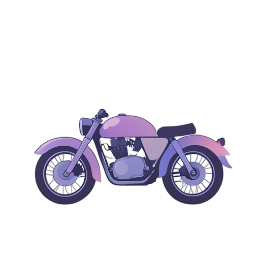 Gradient Modern Motorcycle
