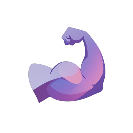 Gradient Modern Bras Musclé