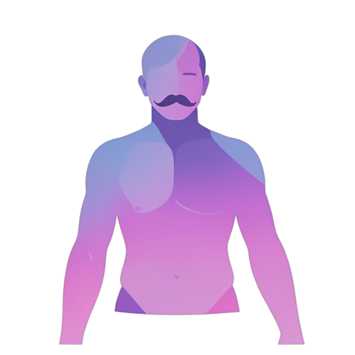 Gradient Modern Wąs