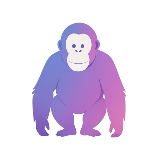 Gradient Modern Orangutan