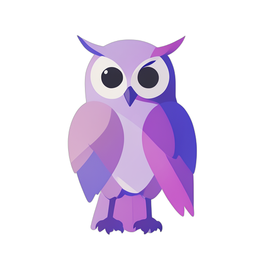 Gradient Modern Owl