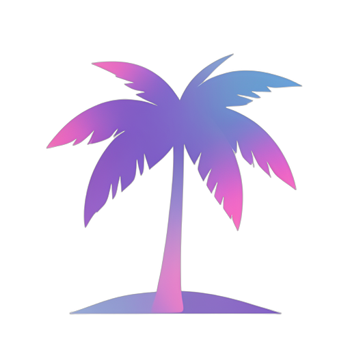 Gradient Modern Пальма