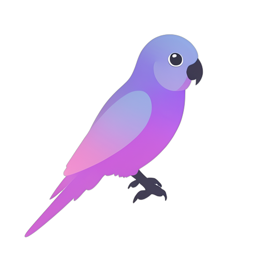 Gradient Modern Parakeet