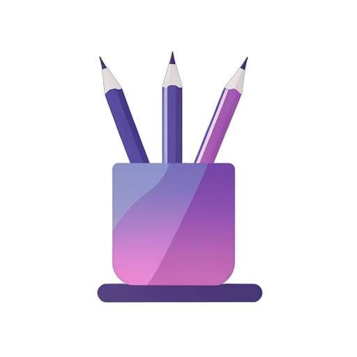 Gradient Modern حامل أقلام