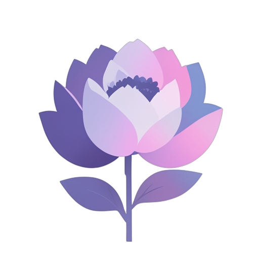 Gradient Modern ดอกโบตั๋น