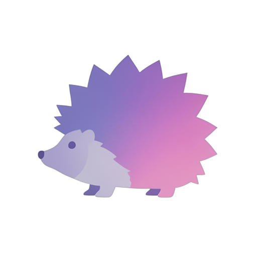Gradient Modern 고슴도치