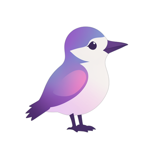 Gradient Modern Puffin