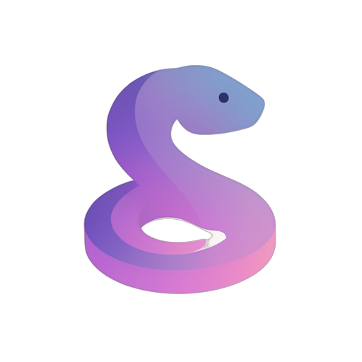 Gradient Modern Python Snake