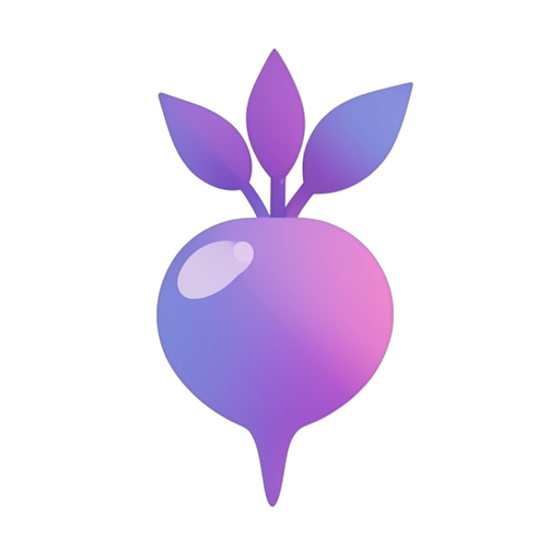 Gradient Modern Radieschen