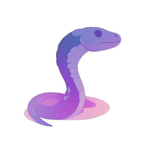 Gradient Modern rattlesnake