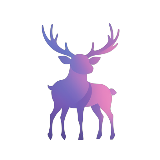 Gradient Modern Reindeer