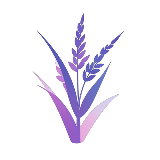Gradient Modern 벼 식물