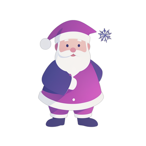 Gradient Modern Babbo Natale