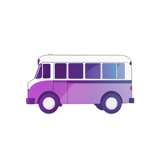 Gradient Modern Schoolbus