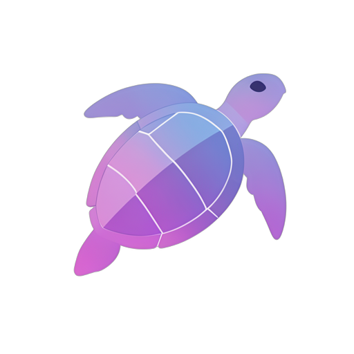 Gradient Modern Tartaruga marina