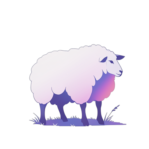 Gradient Modern Sheep