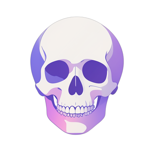 Gradient Modern 해골