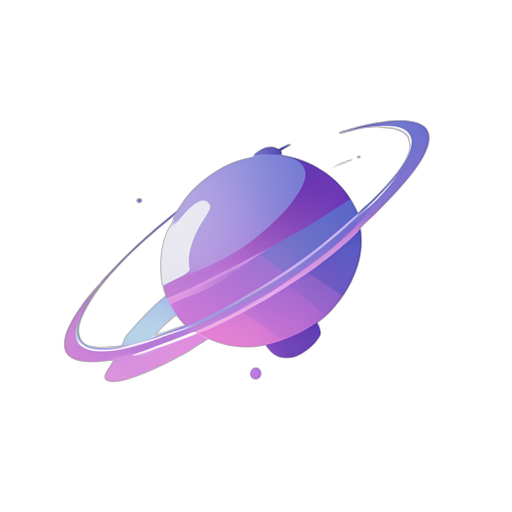 Gradient Modern Raumstation