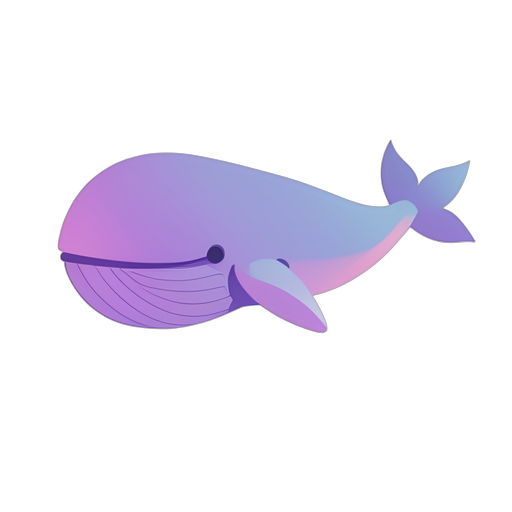 Gradient Modern Sperm Whale