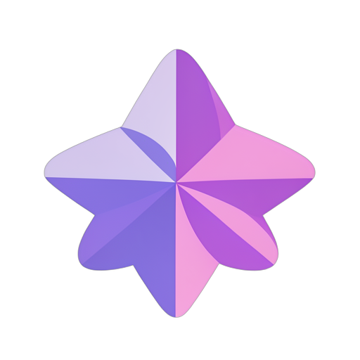 Gradient Modern 여섯 꼭지점 별