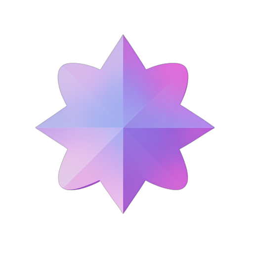 Gradient Modern आठ-बिंदु तारा