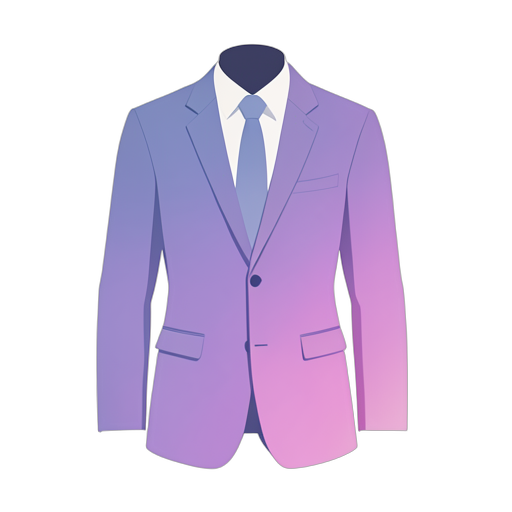 Gradient Modern Ubiór biznesowy
