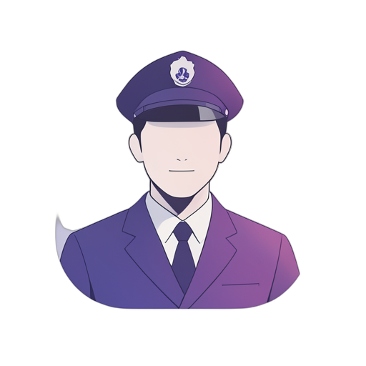 Gradient Modern Taxi Driver