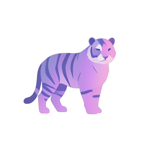 Gradient Modern harimau