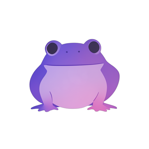 Gradient Modern Toad