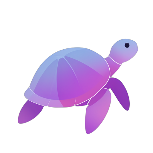 Gradient Modern Turtle