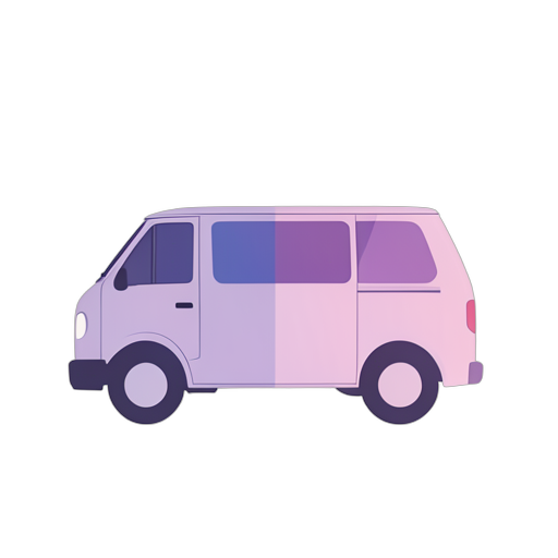 Gradient Modern Van