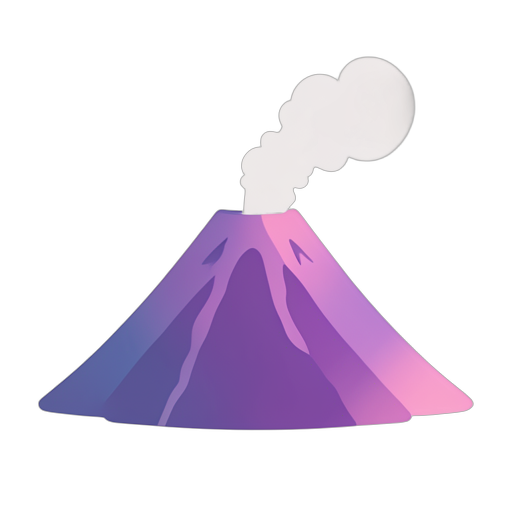 Gradient Modern Volcano