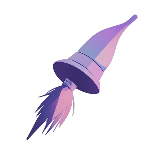 Gradient Modern مكنسة ساحرة