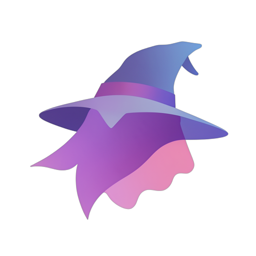 Gradient Modern Wizard Hat