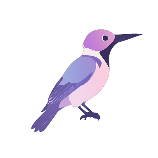 Gradient Modern นกกระรอก