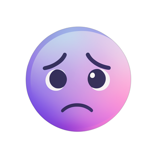 Gradient Modern Worried