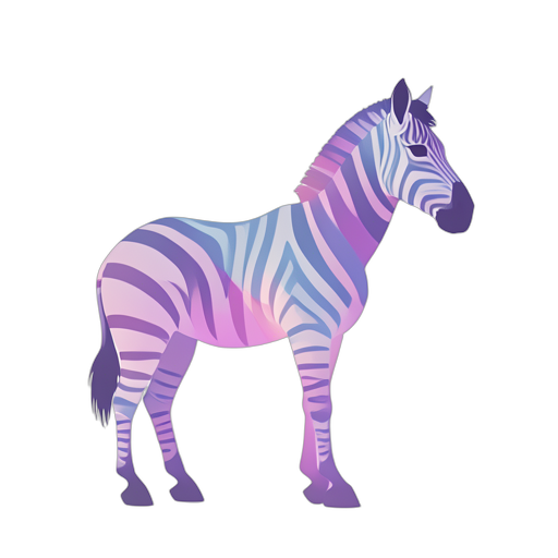 Gradient Modern zebra
