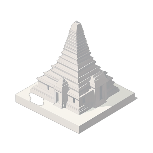 Isometric Angkor Wat