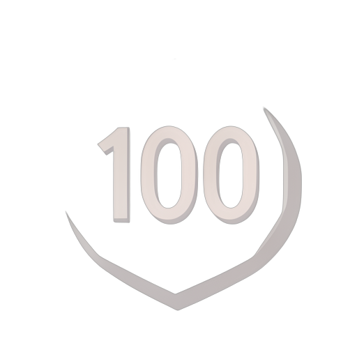 Isometric badge 100