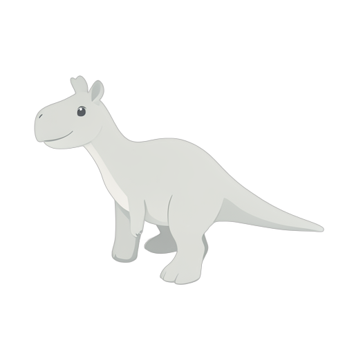 Isometric Brontosaurus