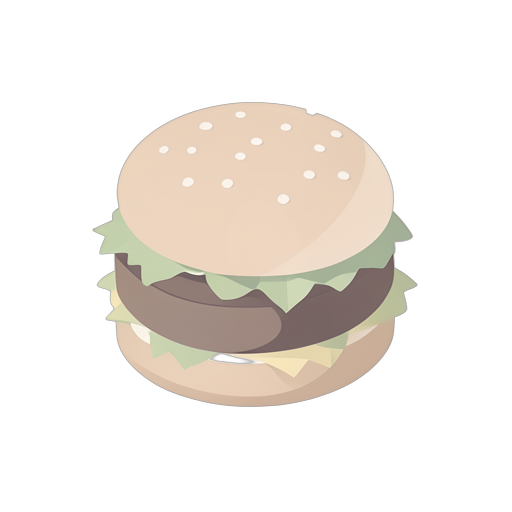 Isometric hamburger