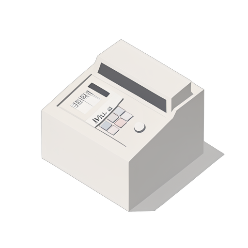 Isometric Tenedor de efectivo