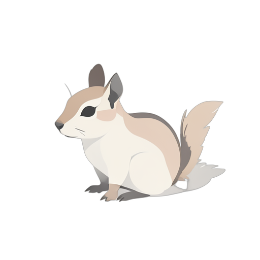 Isometric chipmunk