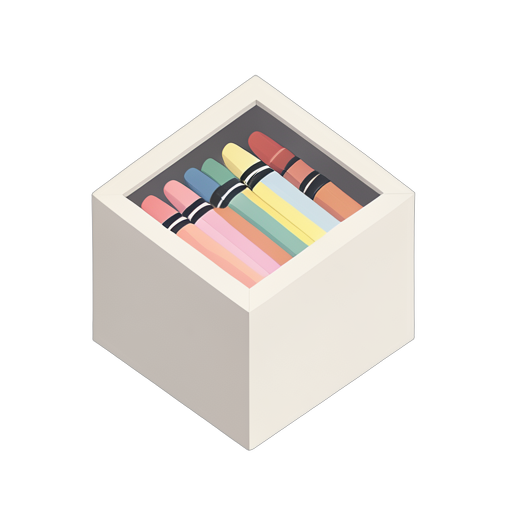 Isometric أقلام تلوين