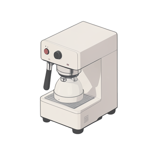 Isometric ماكينة الإسبريسو